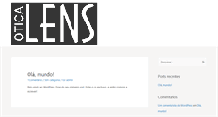 Desktop Screenshot of oticalens.com.br